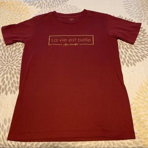 Life is Beautiful tee shirt